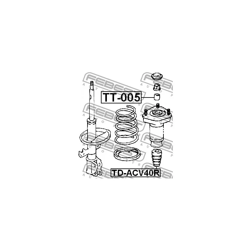 Butée élastique, suspension FEBEST TD-ACV40R - Visuel 2