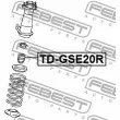 FEBEST TD-GSE20R - Butée élastique, suspension