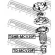 FEBEST TD-MCV20F - Butée élastique, suspension