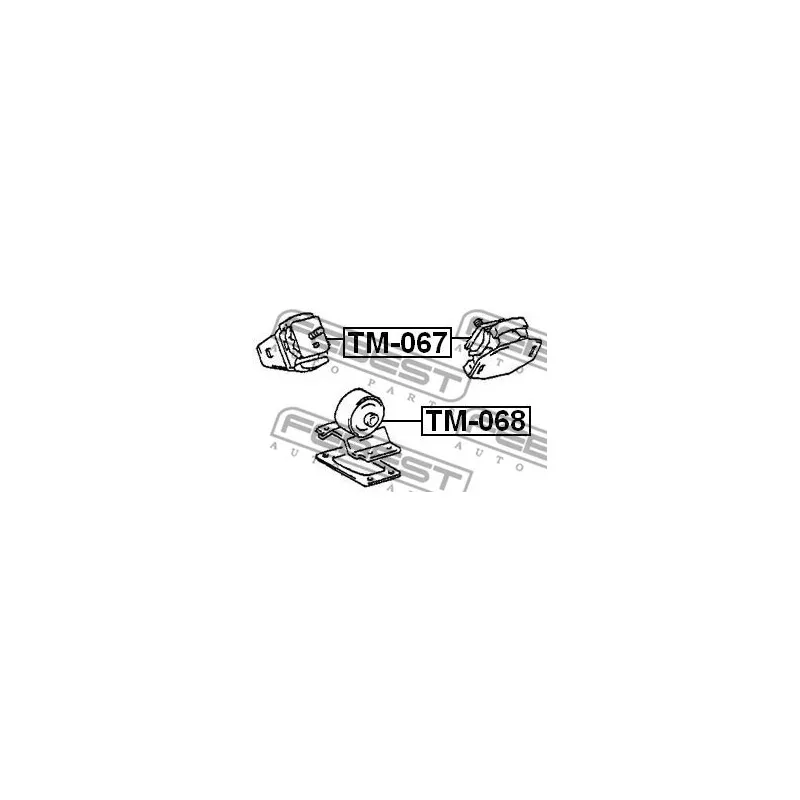 Support moteur FEBEST TM-068 - Visuel 2