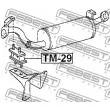 FEBEST TM-29 - Kit d'assemblage, système d'échappement