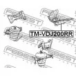 FEBEST TM-VDJ200RR - Support moteur
