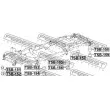 FEBEST TSB-152 - Suspension, corps de l'essieu