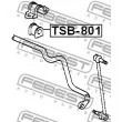 FEBEST TSB-801 - Suspension, stabilisateur