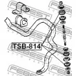 FEBEST TSB-814 - Suspension, jambe d'essieu