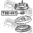 FEBEST TSD-001 - Suspension, amortisseur
