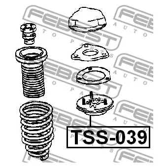 FEBEST TSS-039 - Suspension, amortisseur