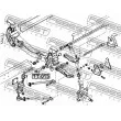 FEBEST TT-015 - Manchon, fixation du bras transversal