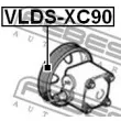 FEBEST VLDS-XC90 - Poulie, pompe de direction assistée