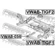 FEBEST VWAB-TIGF1 - Suspension, corps de l'essieu