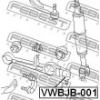 FEBEST VWBJB-001 - Kit de réparation, rotule de suspension