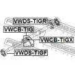 FEBEST VWCB-TIG - Palier, palier central d'arbre de transmission