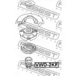 FEBEST VWD-2KF - Butée élastique, suspension