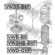 FEBEST VWD-GVF - Butée élastique, suspension