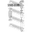 FEBEST VWD-GVIR - Butée élastique, suspension