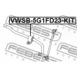 FEBEST VWSB-5G1FD23-KIT - Coussinet de palier, stabilisateur