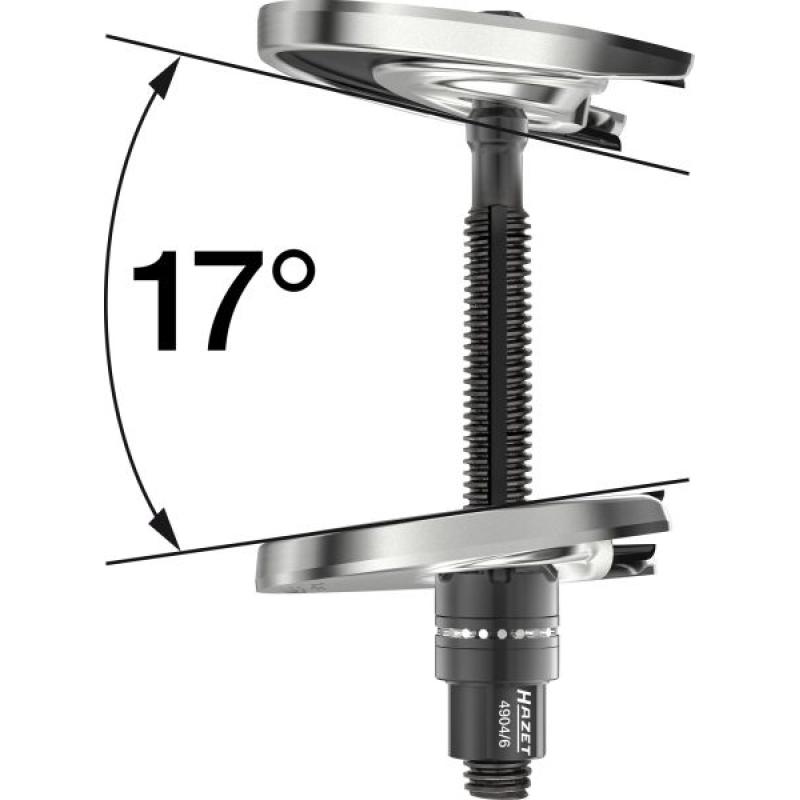 Kit de compresseurs de ressort HAZET 4904/6 - Visuel 2