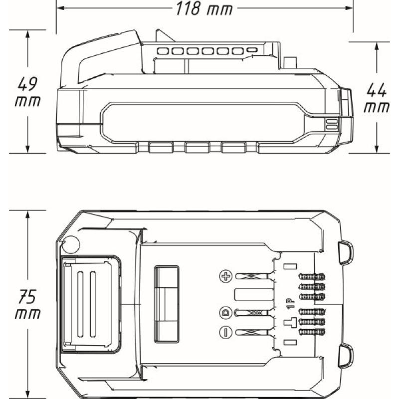 Batterie de rechange, visseuse rechargeable HAZET 9500-025 - Visuel 2