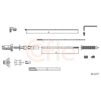 Câble d'accélération COFLE [10.1177]