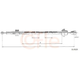 Câble d'accélération COFLE [11.0123]