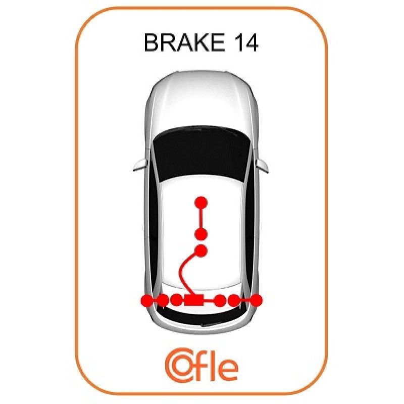 Tirette à câble, frein de stationnement COFLE 11.5793 - Visuel 1