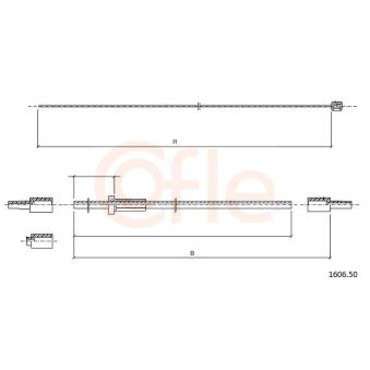 Tirette de capot moteur COFLE [1606.50]