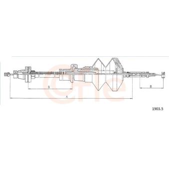 Câble d'accélération COFLE [1903.5]