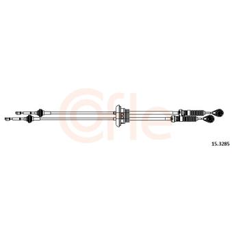 Tirette à câble, boîte de vitesse manuelle COFLE [92.15.3285]