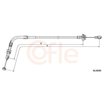 Câble d'accélération COFLE [92.16.6030]