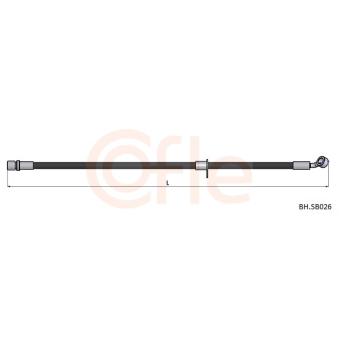 Flexible de frein avant droit COFLE [92.BH.SB026]