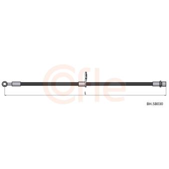 Flexible de frein avant gauche COFLE [92.BH.SB030]
