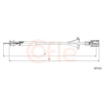 Câble flexible de commande de compteur COFLE [92.S07123]