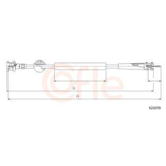 Câble flexible de commande de compteur COFLE [92.S21070]