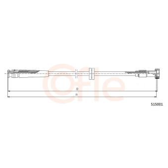 Câble flexible de commande de compteur COFLE [S1S001]