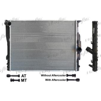 Radiateur, refroidissement du moteur FRIGAIR OEM 17117531111