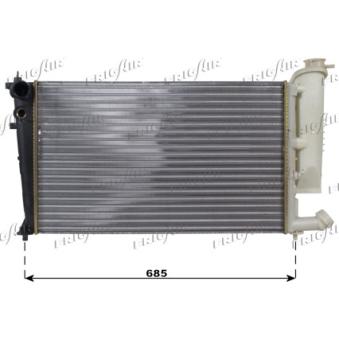 Radiateur, refroidissement du moteur FRIGAIR OEM 133325