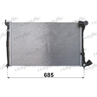 Radiateur, refroidissement du moteur FRIGAIR [0103.3022]