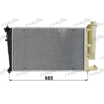 Radiateur, refroidissement du moteur FRIGAIR OEM 133094