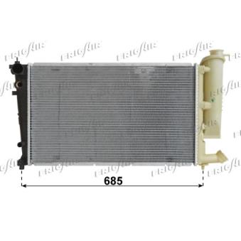 Radiateur, refroidissement du moteur FRIGAIR OEM 133125