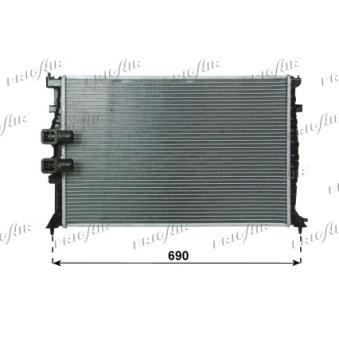 Radiateur, refroidissement du moteur FRIGAIR OEM 133012 Radiateur, refroidissement du moteur FRIGAIR OEM 133012