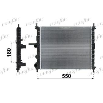 Radiateur, refroidissement du moteur FRIGAIR OEM 46754746