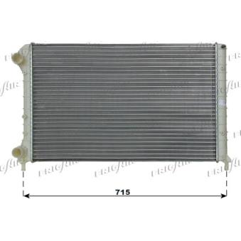 Radiateur, refroidissement du moteur FRIGAIR OEM 51779231