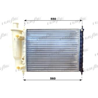 Radiateur, refroidissement du moteur FRIGAIR OEM 46736955