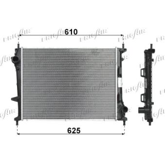 Radiateur, refroidissement du moteur FRIGAIR [0104.3141]