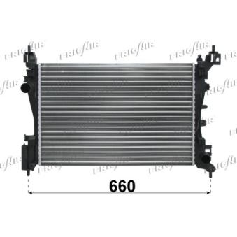 Radiateur, refroidissement du moteur FRIGAIR 0104.3158