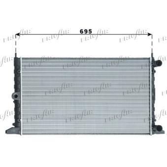 Radiateur, refroidissement du moteur FRIGAIR 0105.3053