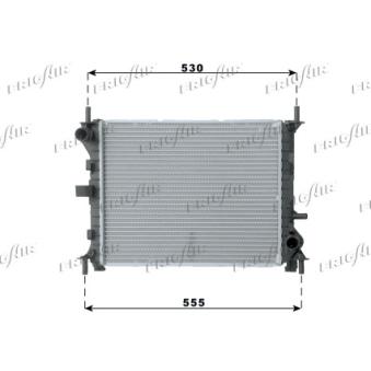 Radiateur, refroidissement du moteur FRIGAIR OEM 98AB8005JJC
