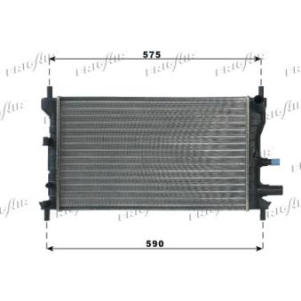 Radiateur, refroidissement du moteur FRIGAIR OEM 6663238