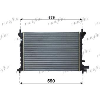 Radiateur, refroidissement du moteur FRIGAIR OEM 1E0315200A