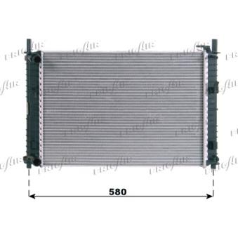 Radiateur, refroidissement du moteur FRIGAIR OEM 4S6H8005CA